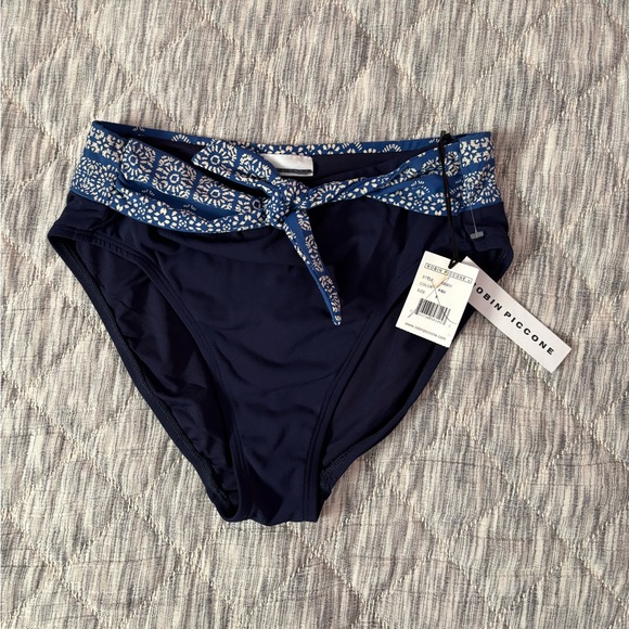 Robin Piccone Other - Robin Piccone High Waisted Bikini Bottom Sz 8/M NWT | Robin Piccone Bikini NEW-
